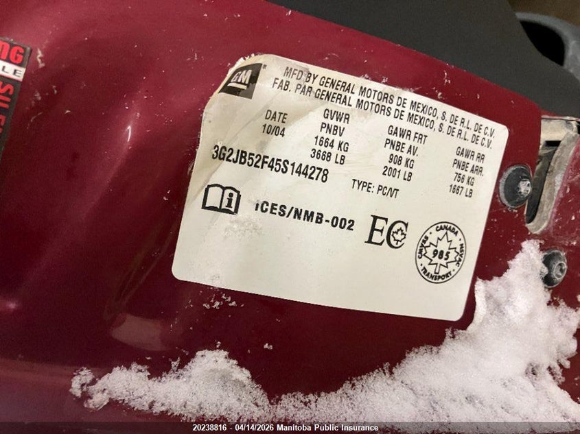 2005 Pontiac Sunfire