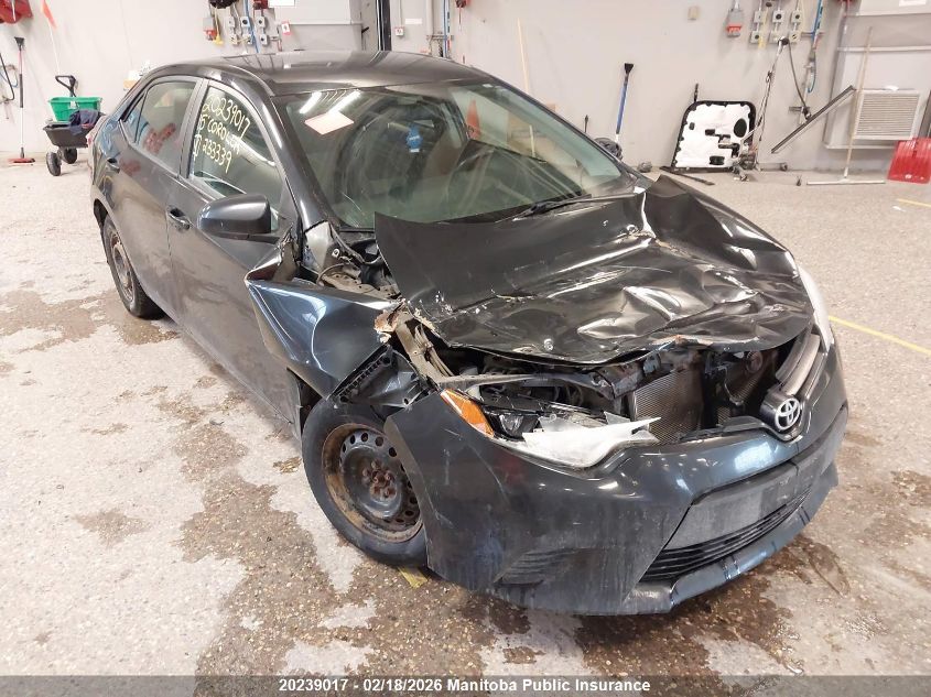 2015 Toyota Corolla Ce VIN: 2T1BURHE7FC233339 Lot: 20239017