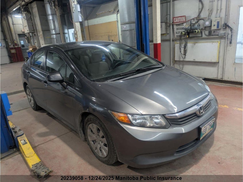 2HGFB2F42CH119700 2012 Honda Civic Lx auction photo 1