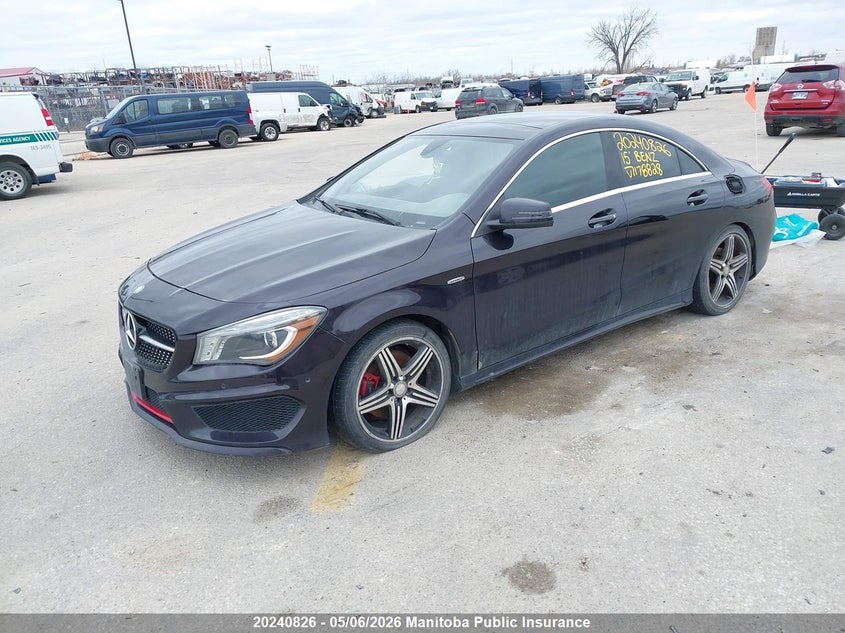 Vin: wddsj4gb1fn178828, lot: 10251810, mercedes benz cla250 4matic 20152