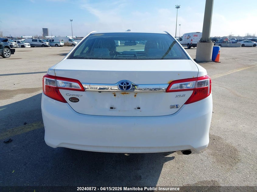 2013 Toyota Camry Xle Hybrid VIN: 4T1BD1FK3DU064779 Lot: 20240872