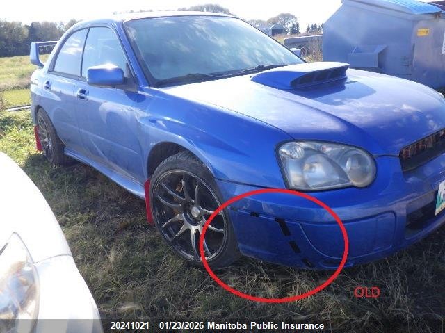 JF1GD70664L510573 2004 Subaru Impreza Wrx Sti auction photo 1