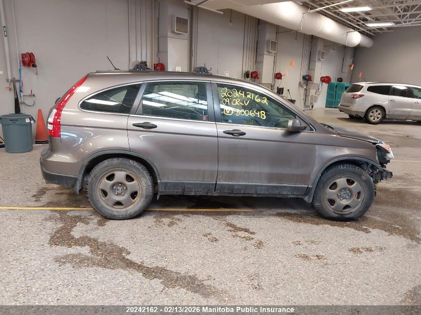 2009 Honda Cr-V Lx VIN: 5J6RE48319L800648 Lot: 20242162