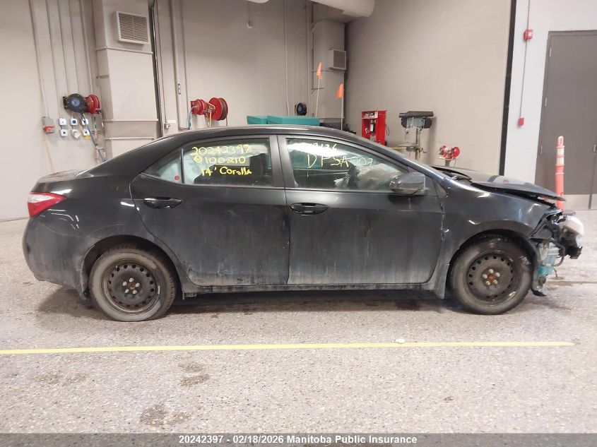 2014 Toyota Corolla Le VIN: 2T1BURHE7EC100210 Lot: 20242397