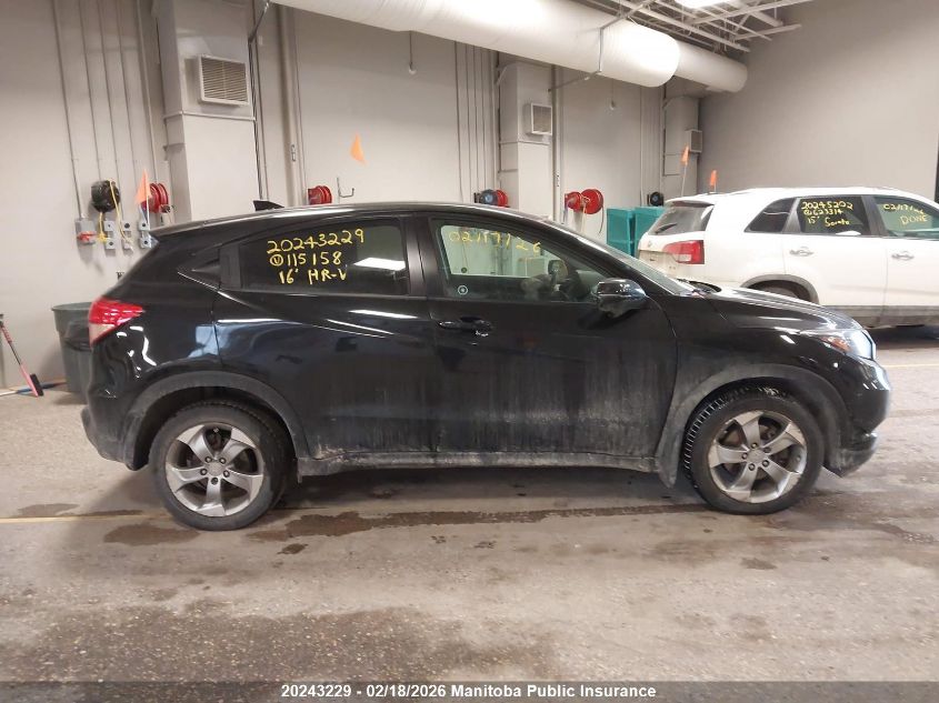 2016 Honda Hr-V Ex VIN: 3CZRU6H55GM115158 Lot: 20243229