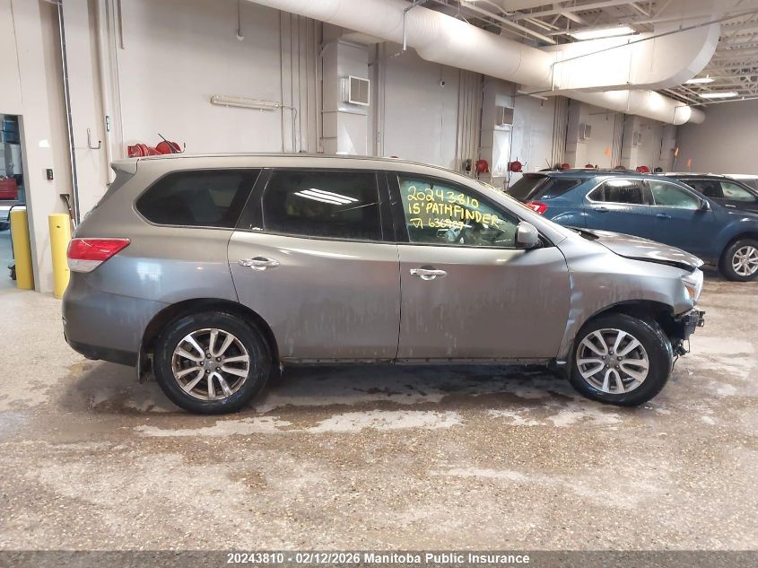 2015 Nissan Pathfinder S VIN: 5N1AR2MM9FC636907 Lot: 20243810