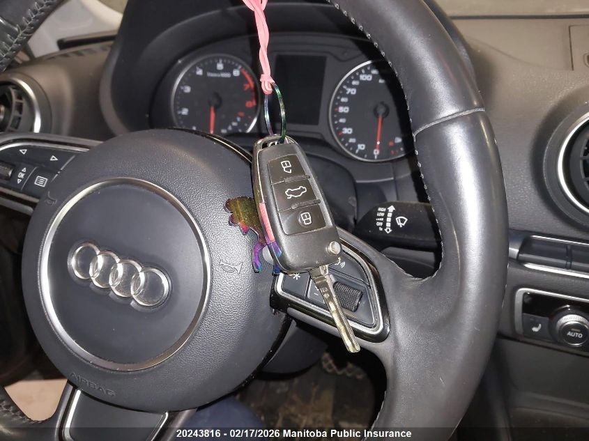 2015 Audi A3 2.0T Quattro VIN: WAUBFRFF8F1131362 Lot: 20243816