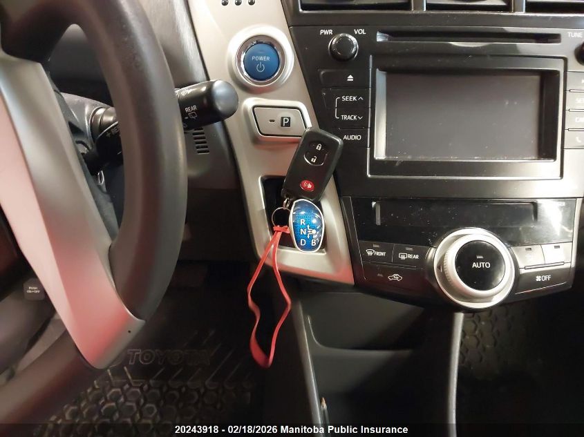 2012 Toyota Prius V VIN: JTDZN3EU3C3101249 Lot: 20243918