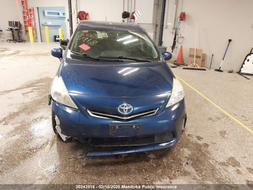 2012 Toyota Prius V VIN: JTDZN3EU3C3101249 Lot: 20243918