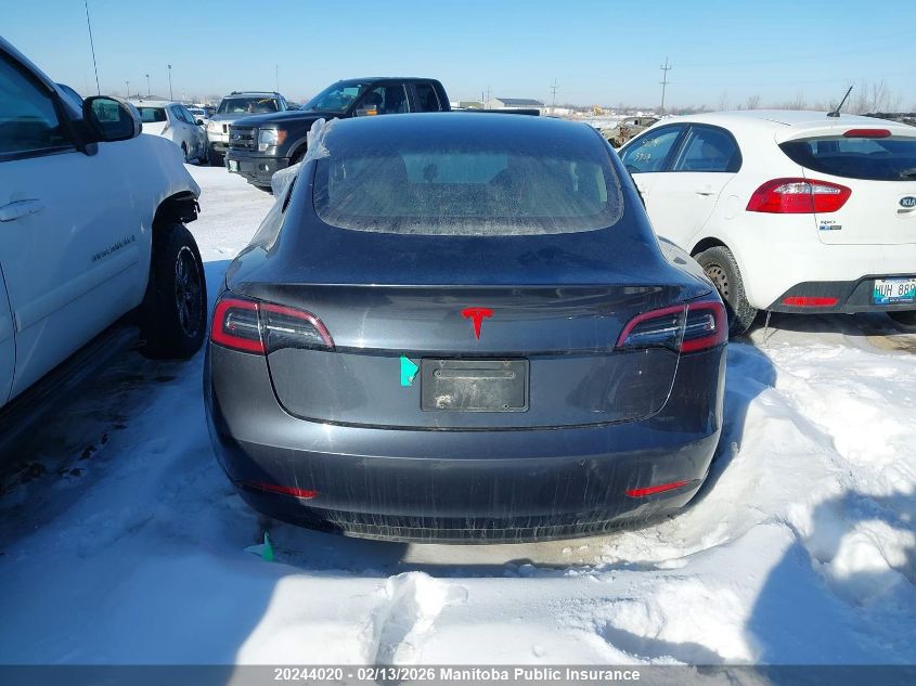 2021 Tesla Model 3 Standard Range Plus 50 VIN: 5YJ3E1EA3MF871360 Lot: 20244020