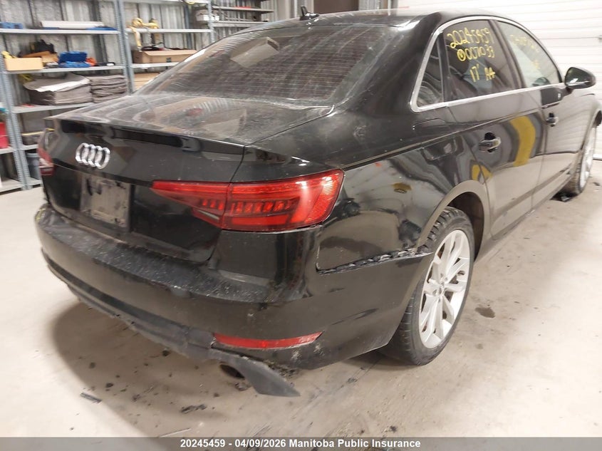 2017 Audi A4 2.0T Quattro VIN: WAUBNAF47HN007033 Lot: 20245459
