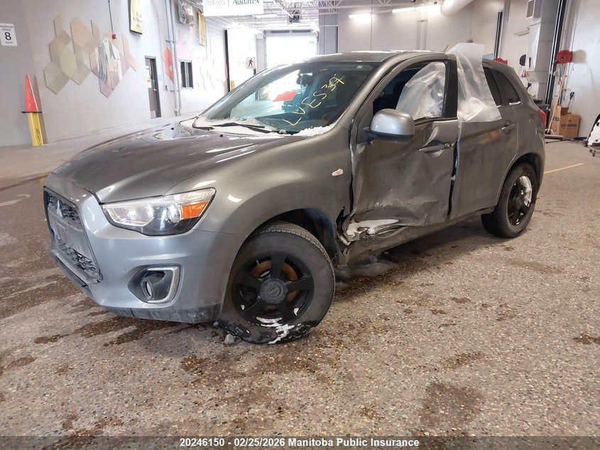 Vin: 4a4aj3auxfe604910, lot: 10257134, mitsubishi rvr se 20152