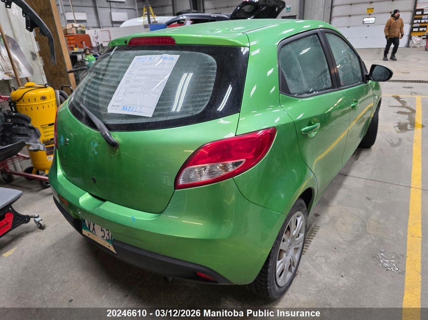 2011 Mazda 2 Mazda Gs VIN: JM1DE1HY9B0121342 Lot: 20246610