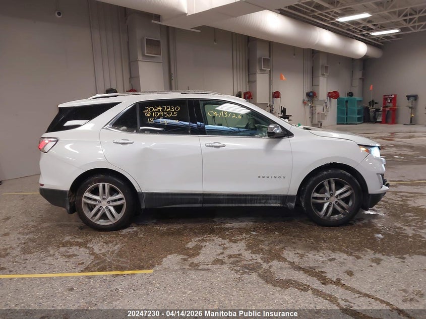 2018 Chevrolet Equinox Lt VIN: 2GNAXVEV7J6109525 Lot: 20247230
