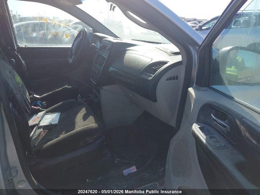 2012 Dodge Grand caravan Grand Se silver Lot 111020247620 Vin 2C4RDGBG2CR352537