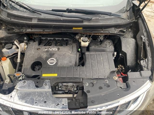 2011 Nissan Murano Le VIN: JN8AZ1MW0BW163508 Lot: 20248110