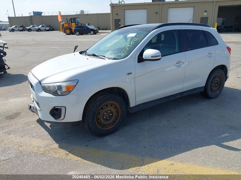 Vin: 4a4aj4aw6fe605026, lot: 10259449, mitsubishi rvr gt 20152