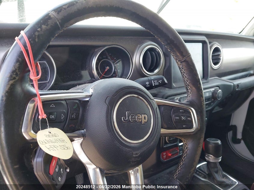 2020 Jeep Gladiator Rubicon VIN: 1C6JJTBGXLL104891 Lot: 20248512