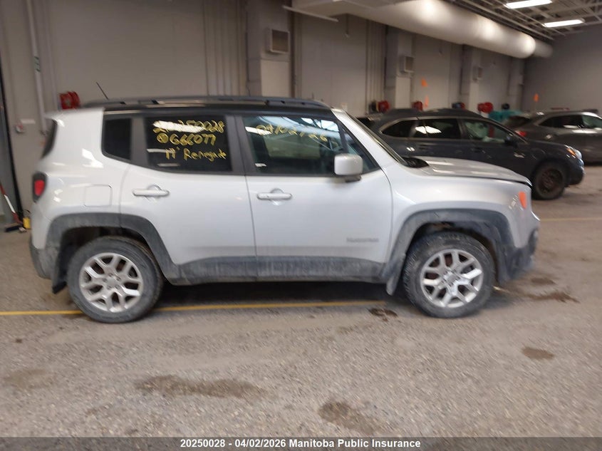 2017 Jeep Renegade North VIN: ZACCJBBB6HPG66077 Lot: 20250028