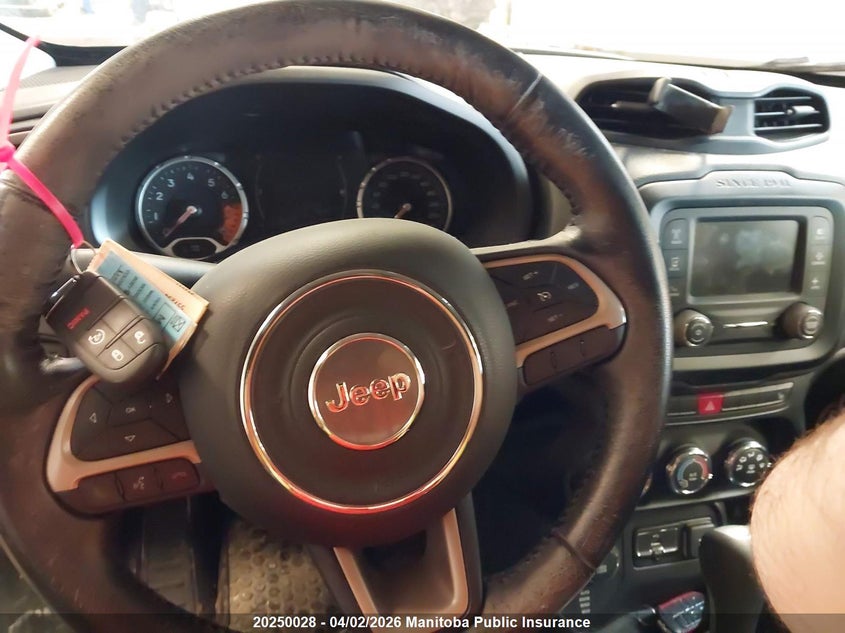 2017 Jeep Renegade North VIN: ZACCJBBB6HPG66077 Lot: 20250028