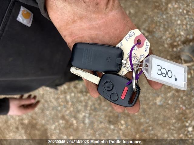 2007 Honda Cr-V Ex VIN: 5J6RE48547L803087 Lot: 20250046