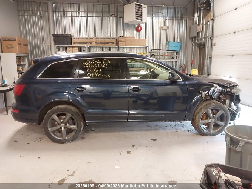 2015 Audi Q7 V6 Tdi VIN: WA1WMCFEXFD002661 Lot: 20250195