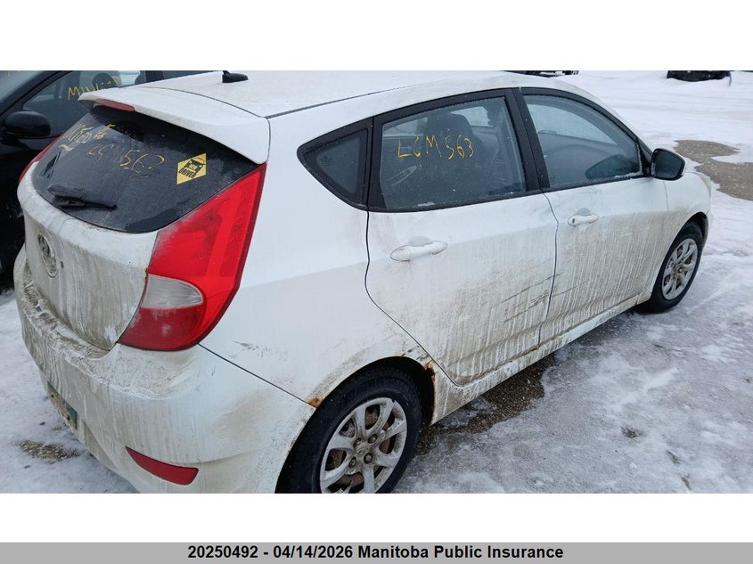 2013 Hyundai Accent Gl VIN: KMHCT5AE9DU130459 Lot: 20250492