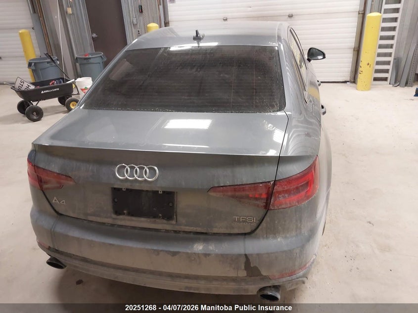 2018 Audi A4 2.0T Quattro VIN: WAUBNAF45JN014634 Lot: 20251268