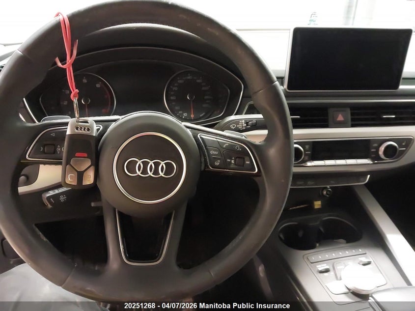 2018 Audi A4 2.0T Quattro VIN: WAUBNAF45JN014634 Lot: 20251268