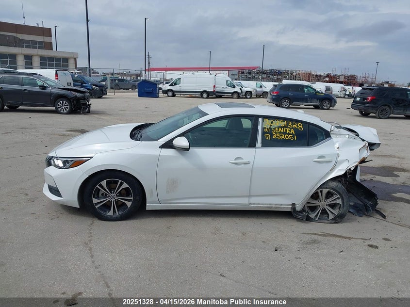 2021 Nissan Sentra 2.0 S VIN: 3N1AB8CVXMY252051 Lot: 20251328