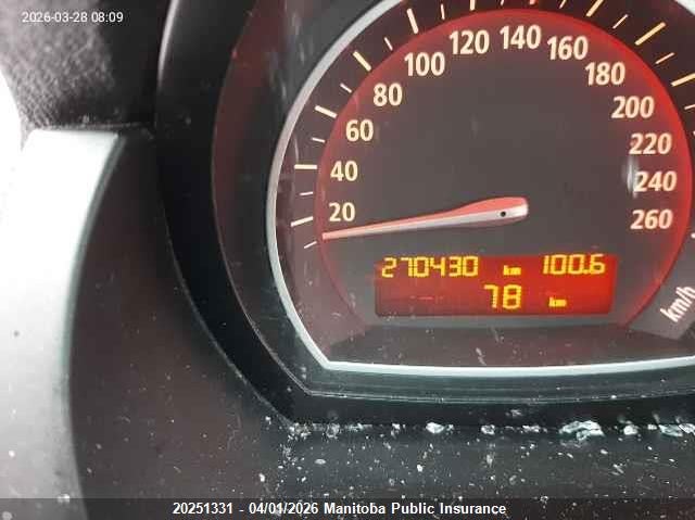 2009 BMW X3 3.0I VIN: WBXPC934X9WJ30180 Lot: 20251331