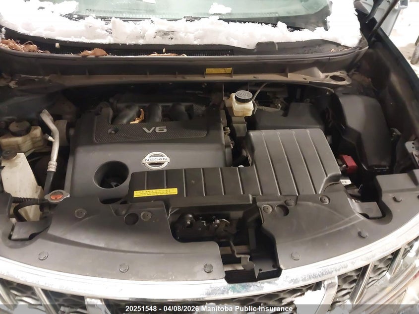 2013 Nissan Murano Sl VIN: JN8AZ1MW1DW313810 Lot: 20251548