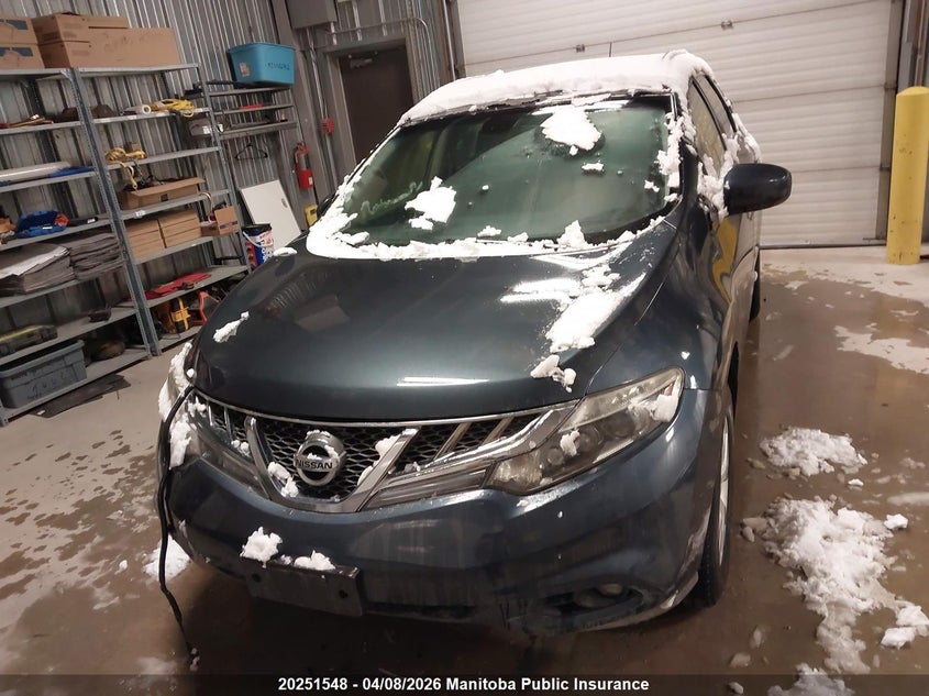 2013 Nissan Murano Sl VIN: JN8AZ1MW1DW313810 Lot: 20251548