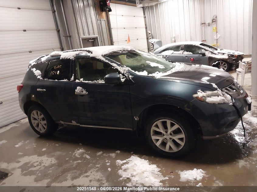 2013 Nissan Murano Sl VIN: JN8AZ1MW1DW313810 Lot: 20251548