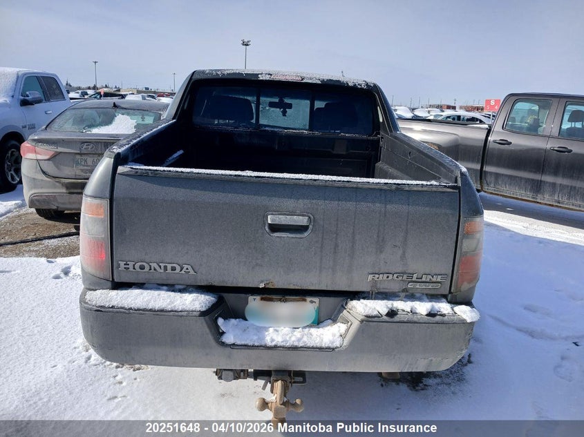 2007 Honda Ridgeline Ex-L VIN: 2HJYK16587H001419 Lot: 20251648
