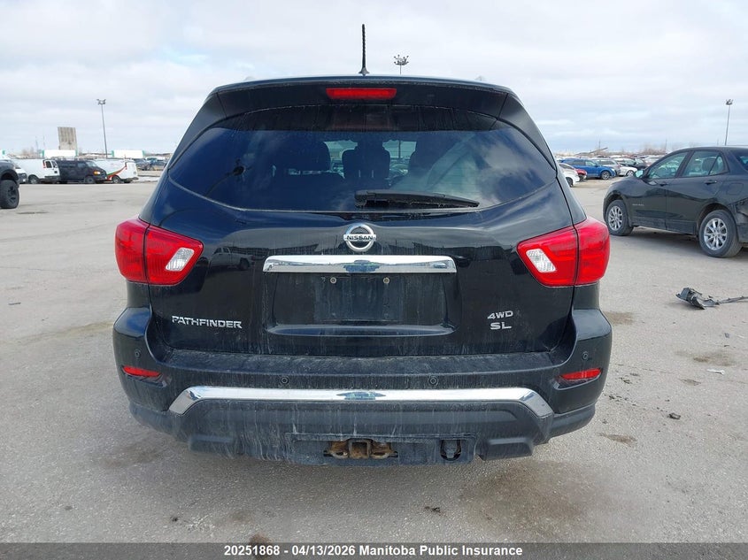 2017 Nissan Pathfinder Sl VIN: 5N1DR2MM4HC692348 Lot: 20251868