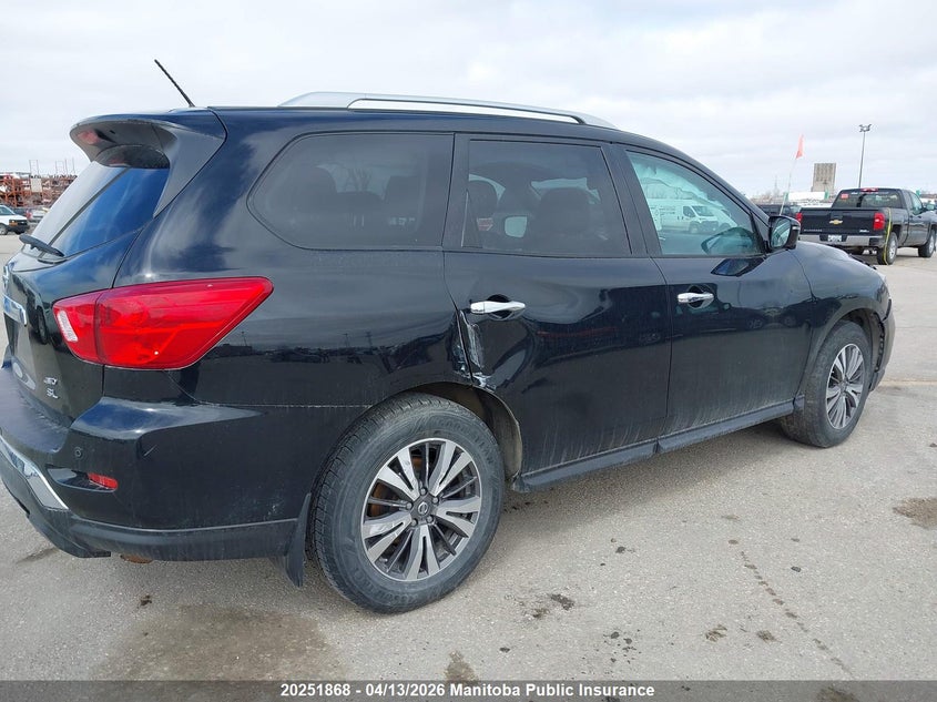2017 Nissan Pathfinder Sl VIN: 5N1DR2MM4HC692348 Lot: 20251868