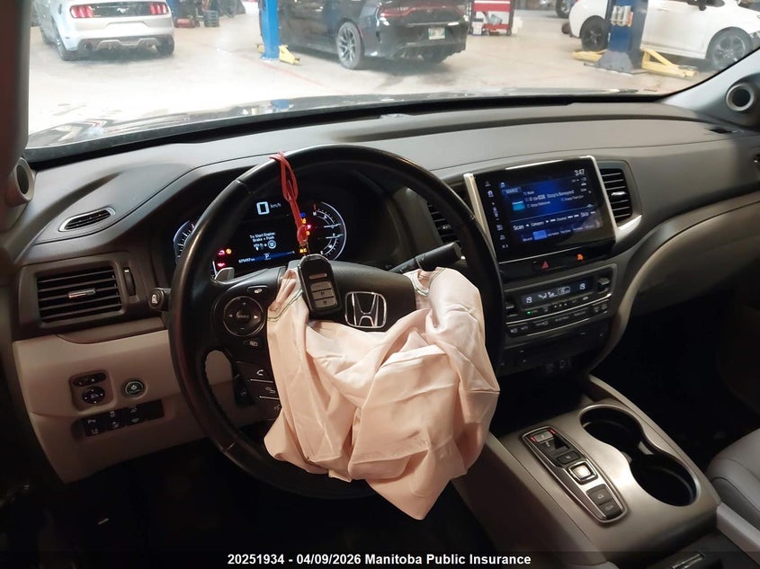 2020 Honda Ridgeline Ex-L VIN: 5FPYK3F54LB501178 Lot: 20251934