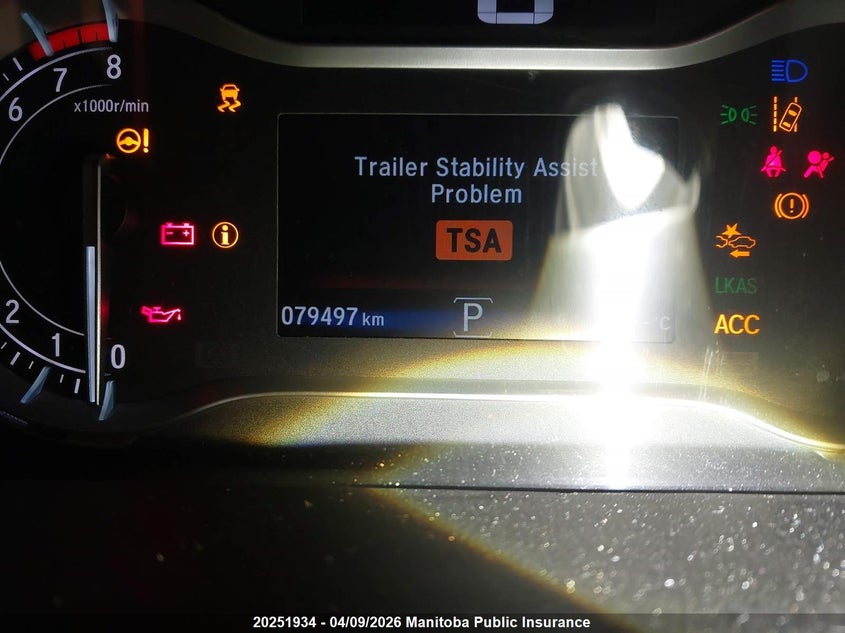 2020 Honda Ridgeline Ex-L VIN: 5FPYK3F54LB501178 Lot: 20251934