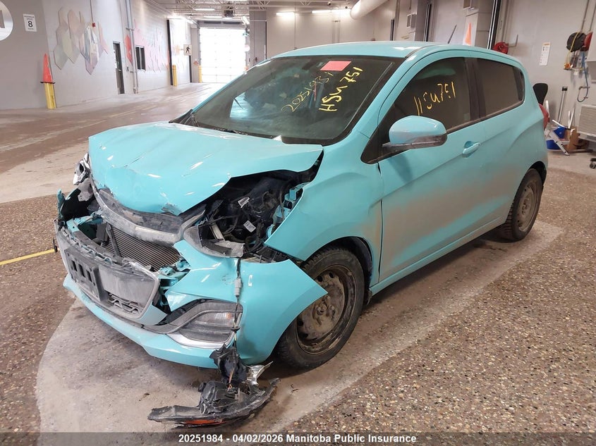 2021 Chevrolet Spark Lt VIN: KL8CD6SAXMC702009 Lot: 20251984