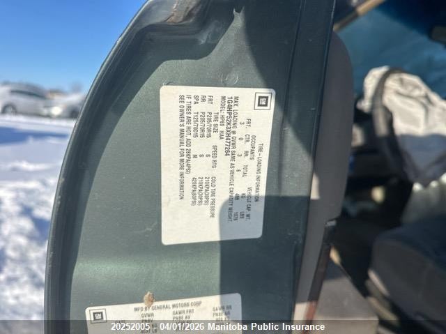 1999 Buick Lesabre Custom VIN: 1G4HP52K3XH477264 Lot: 20252005