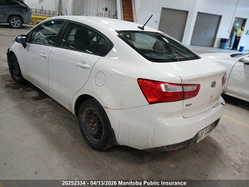 2012 Kia Rio Lx VIN: KNADM4A35C6086183 Lot: 20252334