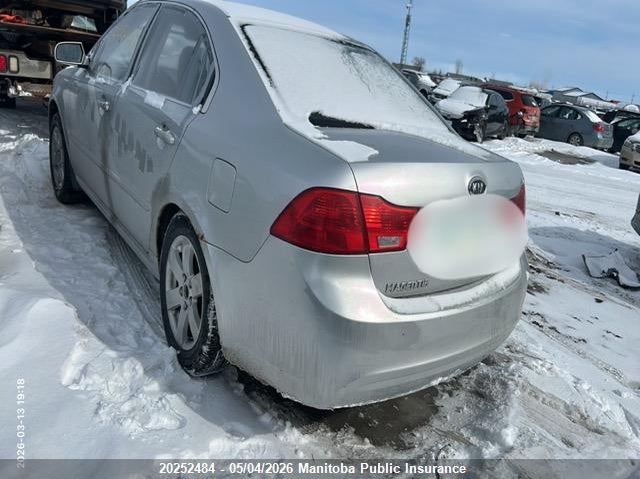 Vin: knagg4a83a5405678, lot: 10263468, kia magentis lx 20104