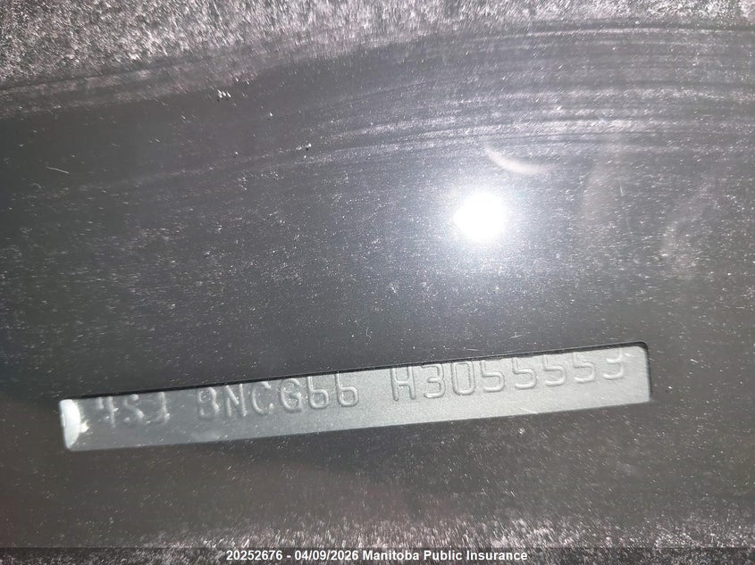 2017 Subaru Legacy 2.5I VIN: 4S3BNCG66H3055553 Lot: 20252676