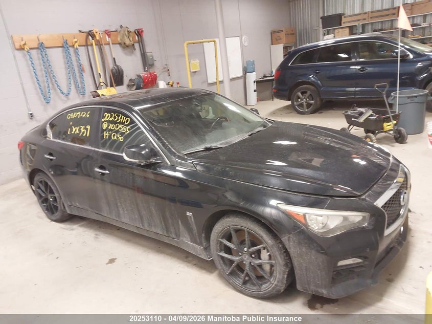 2014 Infiniti Q50 VIN: JN1BV7AR0EM700555 Lot: 20253110