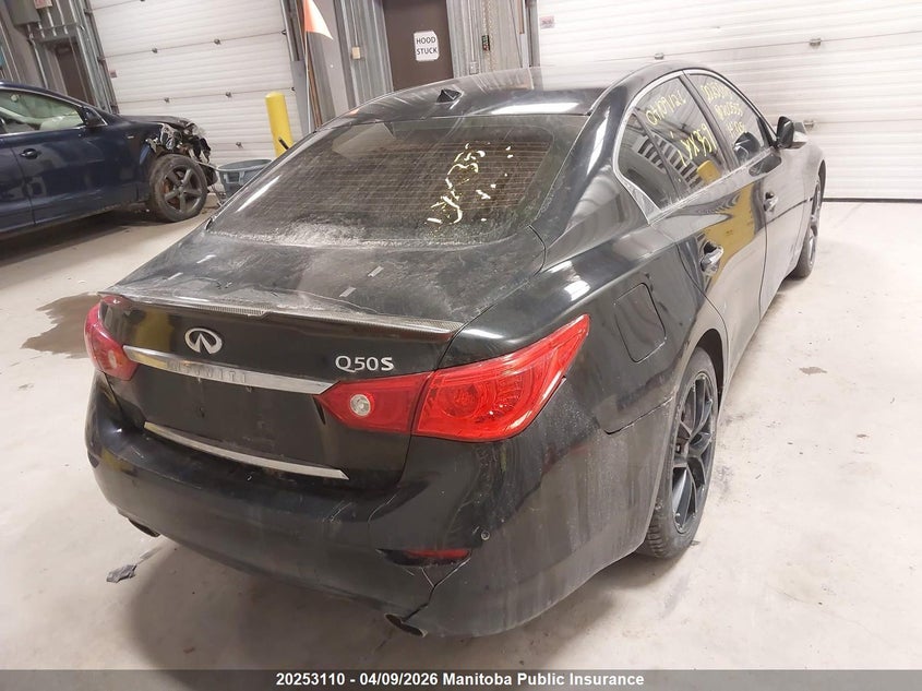 2014 Infiniti Q50 VIN: JN1BV7AR0EM700555 Lot: 20253110