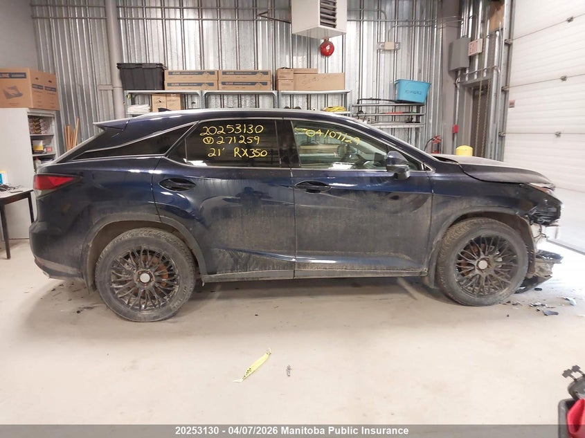 2021 Lexus Rx350 VIN: 2T2JZMDA7MC271259 Lot: 20253130