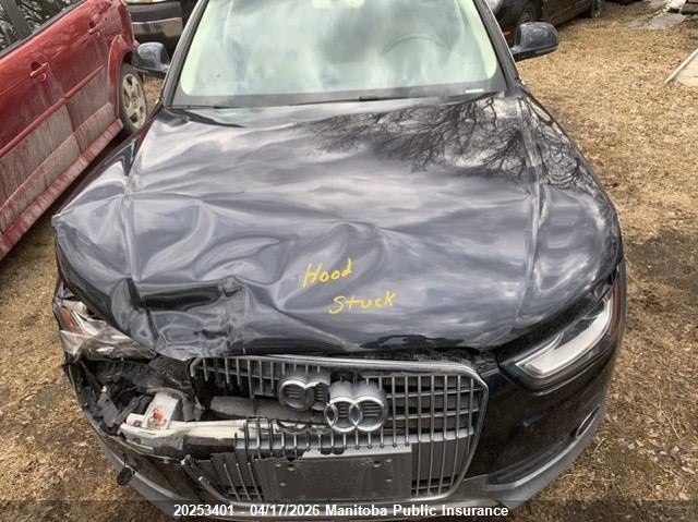 2013 Audi A4 2.0T Allroad Quattro VIN: WA1VFAFL3DA075894 Lot: 20253401