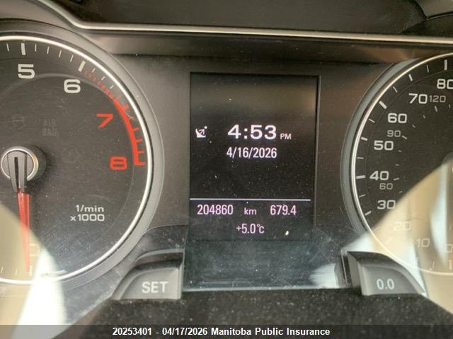 2013 Audi A4 2.0T Allroad Quattro VIN: WA1VFAFL3DA075894 Lot: 20253401