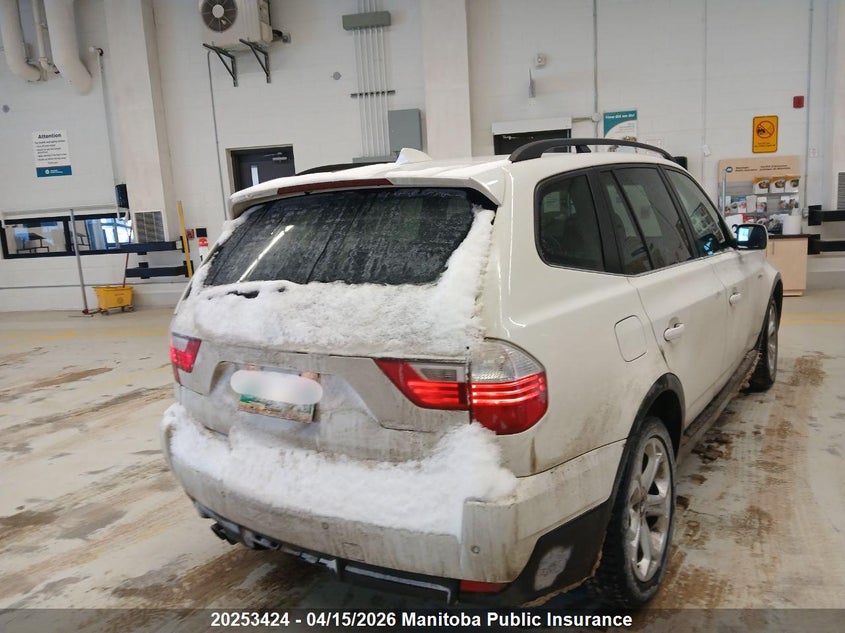 2008 BMW X3 3.0Si VIN: WBXPC93458WJ05055 Lot: 20253424
